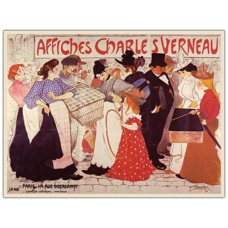 'Affiches Charles Verneau' Canvas Art,18x24